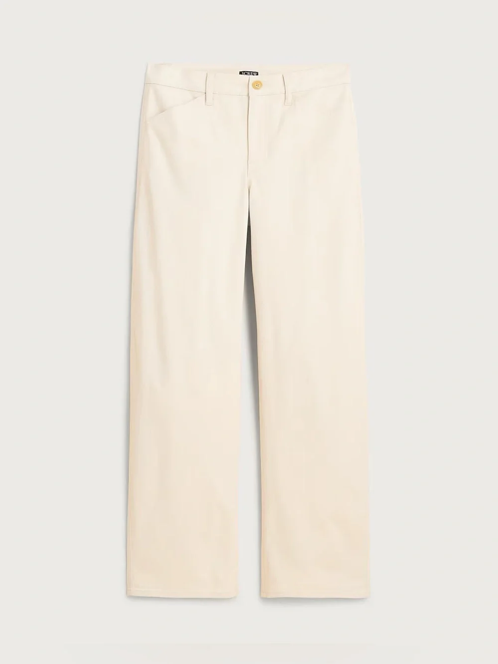 J.Crew Zoe barrel pant in chino in natural